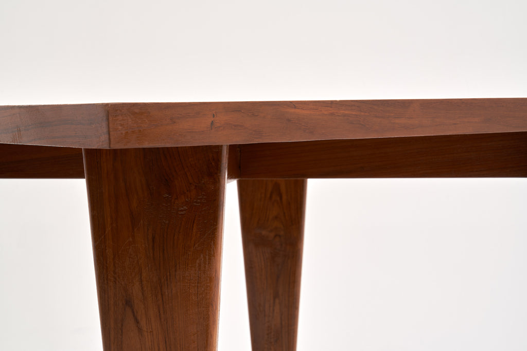 ジャンヌレのスクエアテーブル テーブルトップとレッグ2本