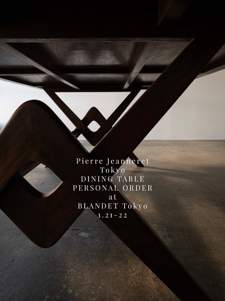 Pierre Jeanneret Tokyo DINING TABLE PERSONAL ORDER