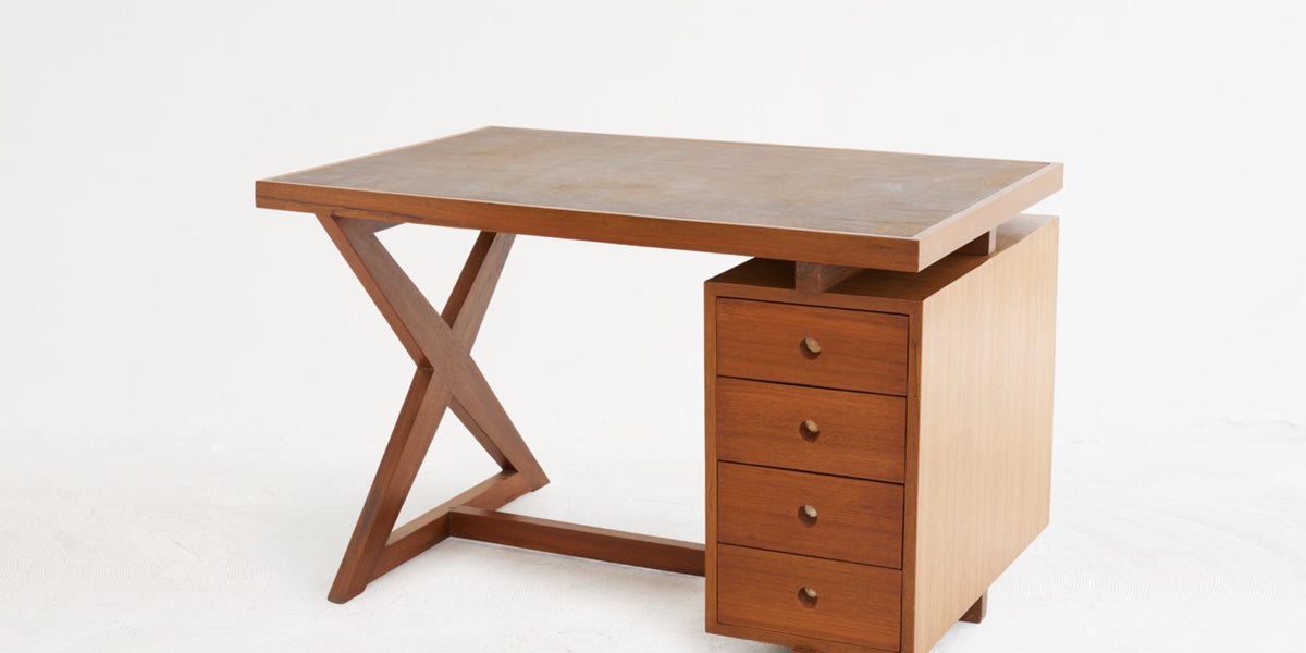 ピエールジャンヌレ | Pierre Jeanneret_teak-desk | ジャンヌレの